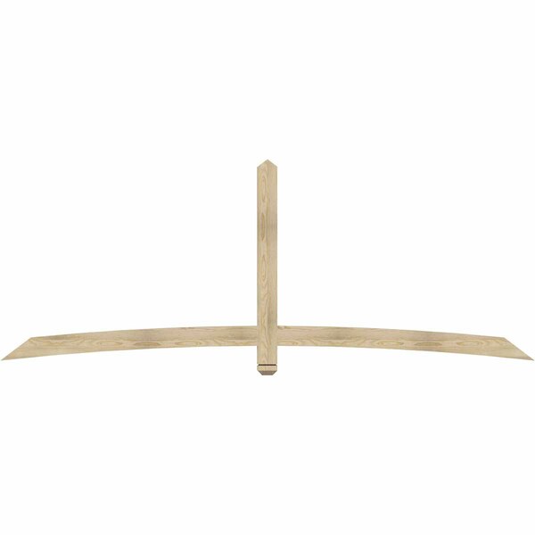 Ekena Millwork Bellingham Rough Sawn Timber Gable Bracket, Douglas Fir, 108"W x 40"H x 2"D x 4"F, 9/12 Pitch GBW108X40X0204BEL00RDF - main